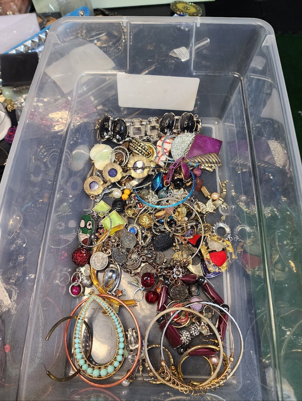 1lb Mixed Jewelry For Crafting May Or May Not Have Matches